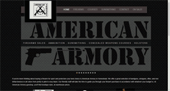 Desktop Screenshot of americanarmorygunshop.com